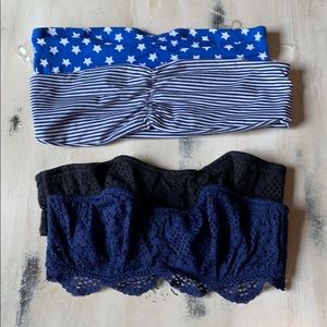 Lot of 4 Bandeau Bras